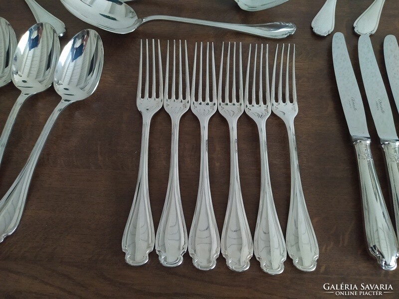 Christofle, silver-plated cutlery set