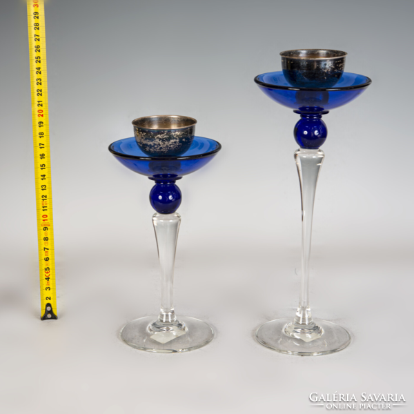 Pair of candle holders