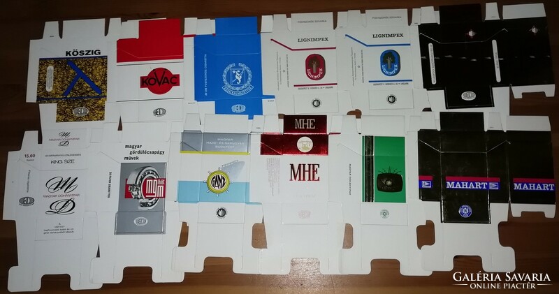 71 Kinds of old Hungarian cigarette packaging in printing condition!