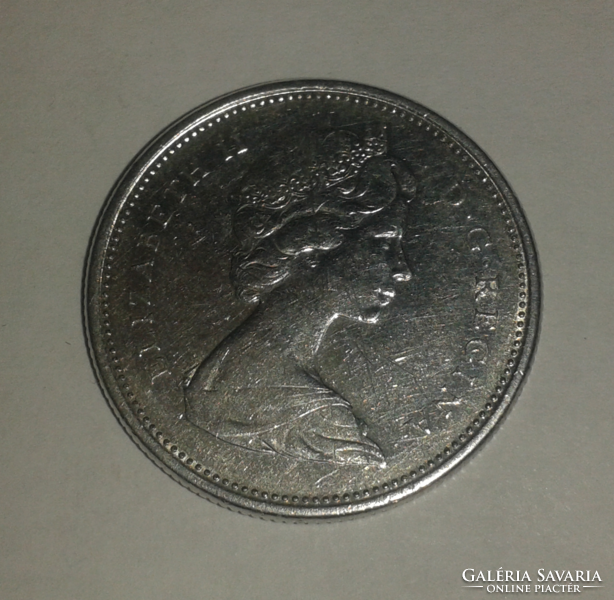 Canada silver 25 cents, 1966