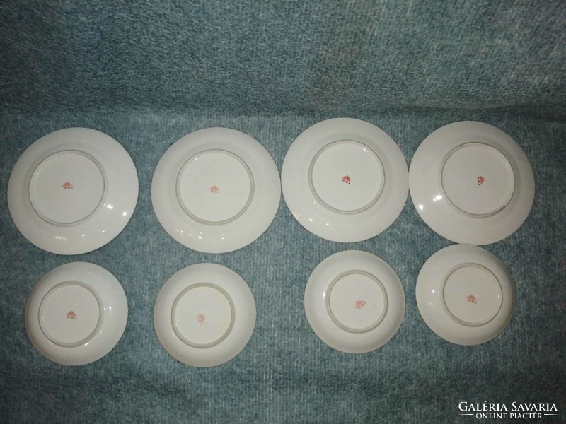 Kínai porcelán kistányér készlet 4+4 db (A5)