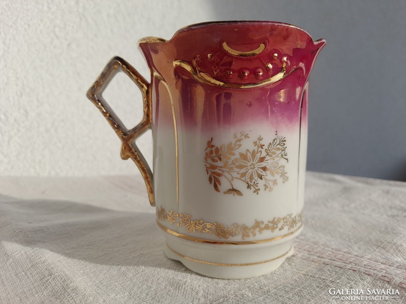 Art Nouveau porcelain split-handled 