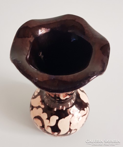Sándor Fejes 1944 hmv ceramic vase 19cm