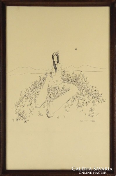 1G023 kelemen paál: flower garden ii. Erotic drawing