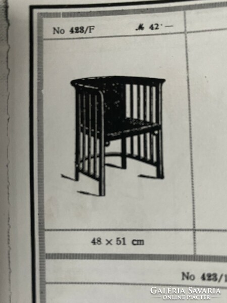 Josef Hoffmann tervezte fotel 1905 körül