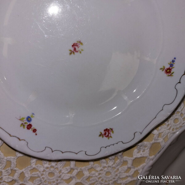 Zsolnay porcelain flower plates