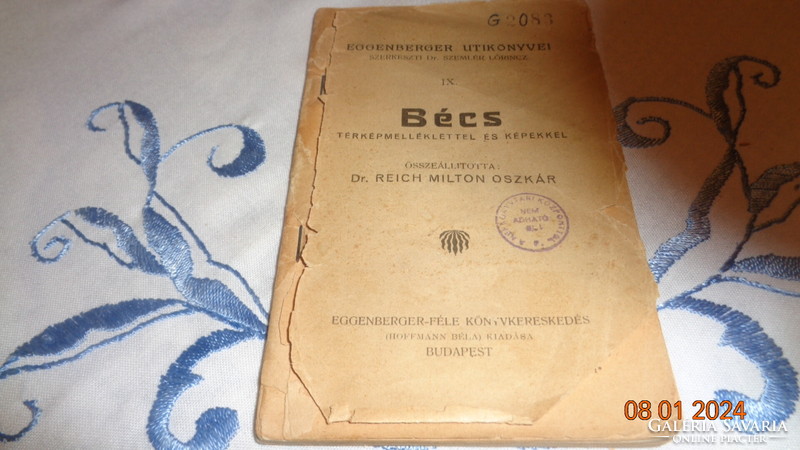 Bécs ,  idegenforgalmi könyvecske , úti könyv   az 1900. évek elejéről  ,