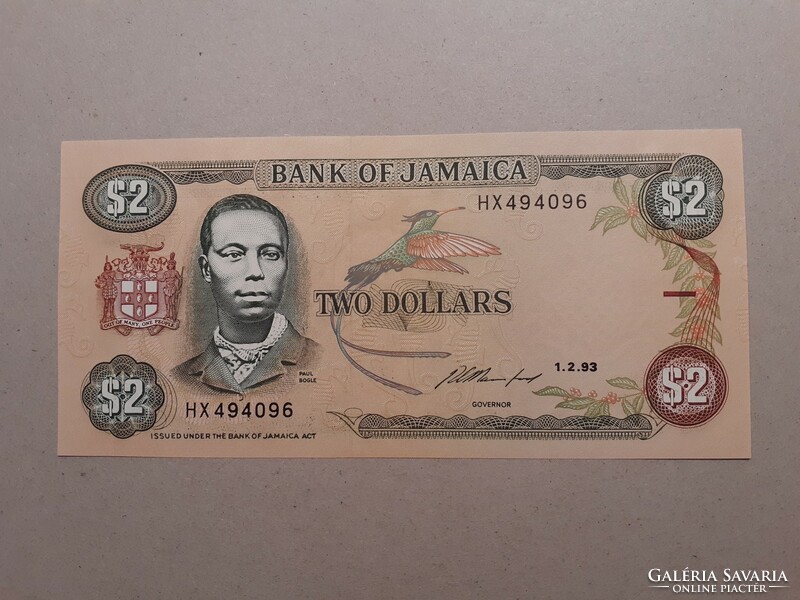 Jamaica-$2 1993 oz