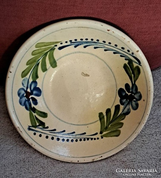 Old ceramic bowl, Transylvanian turda (turda)