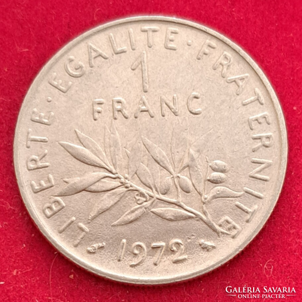 1972.  Franciaország, 1 Frank (177)