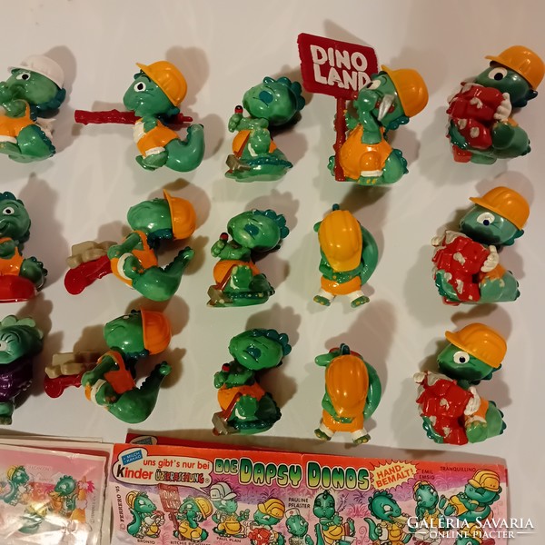 Kinder figures complete series / dino 1995 / dapsy dinos