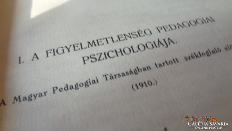 Psychological studies 1901 - 1913, written by Dr. Pál Ranschberg, Fritz Ármin Press