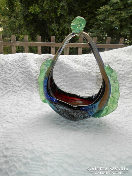 A basket offering Czech sweets - a beautiful piece of craftsmanship.