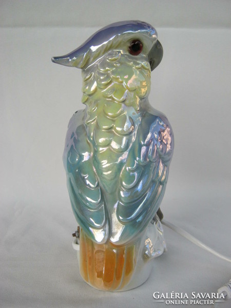 Kakadu porcelain lamp 22 cm