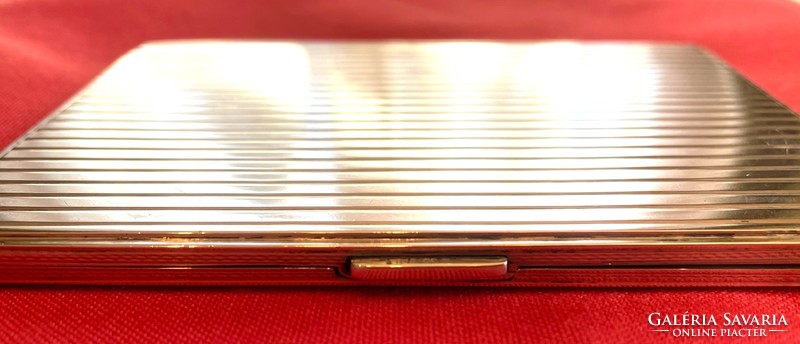 Silver cigarette case, 224 grams