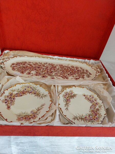 Zsolnay cake set for 6 people