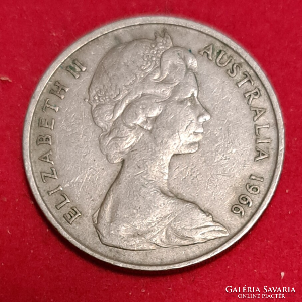 1966. Ausztrália 20 cent Rövidcsőrű hangyászsün 490).