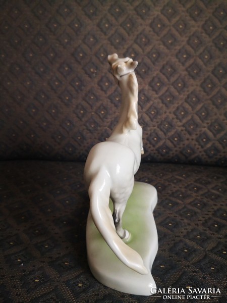 Herend porcelain, wonderful apple-shaped horse statue, painted