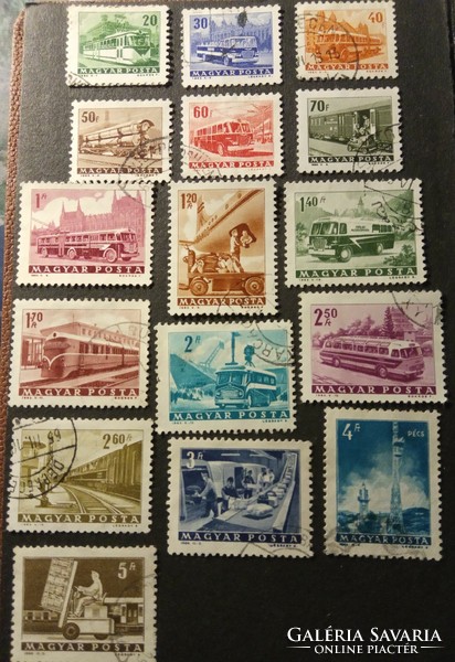 Bélyegek bélyegsorok 1947-1969 Magyar Posta bélyegei  együtt 124 bélyeg 35%-os kedvezmény