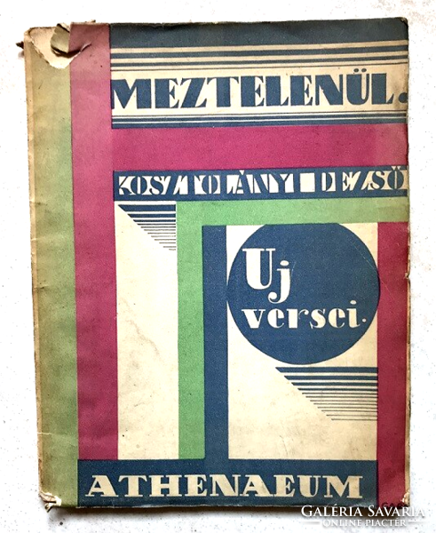 Meztelenül - Kosztolányi Dezső új versei - Athenaeum