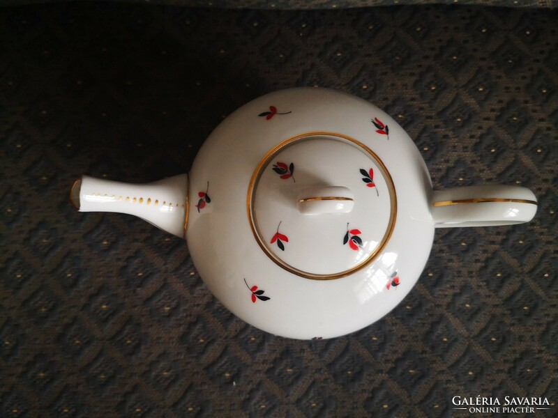 Antique Herend teapot, very rare pattern and shape