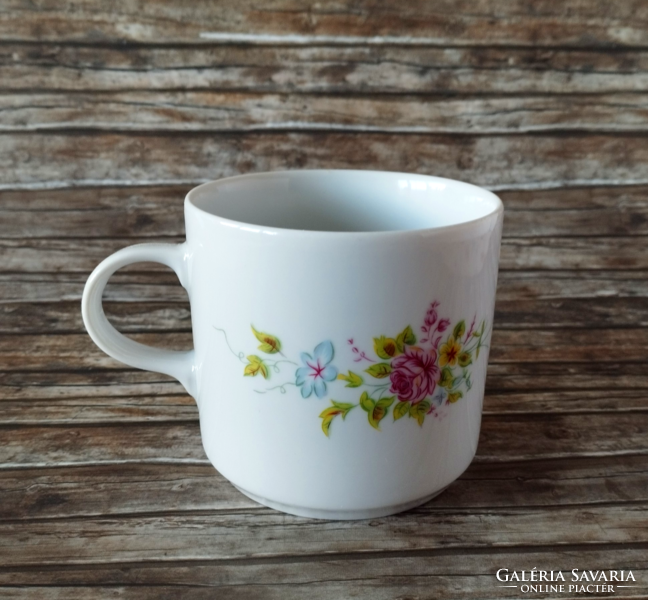 Retro lowland porcelain mug