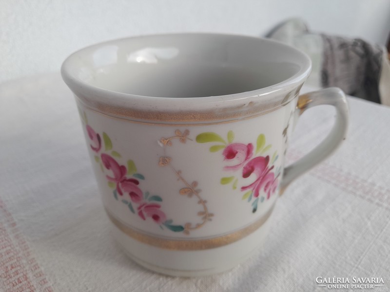 Antique stágfalu porcelain sour cream bowl