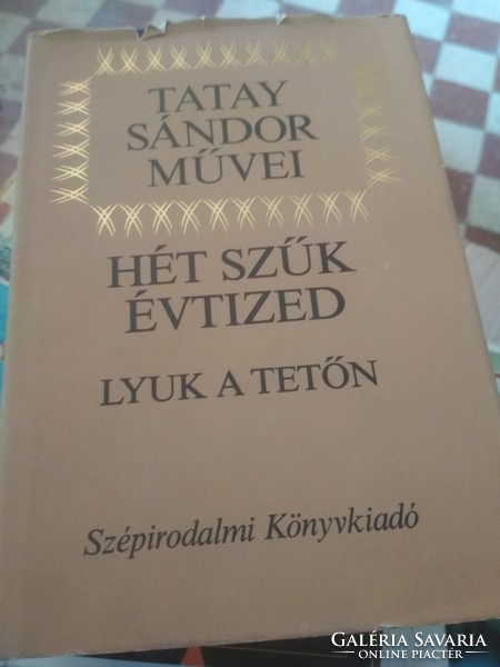 Sándor Tata's works 5 books together 1000 HUF