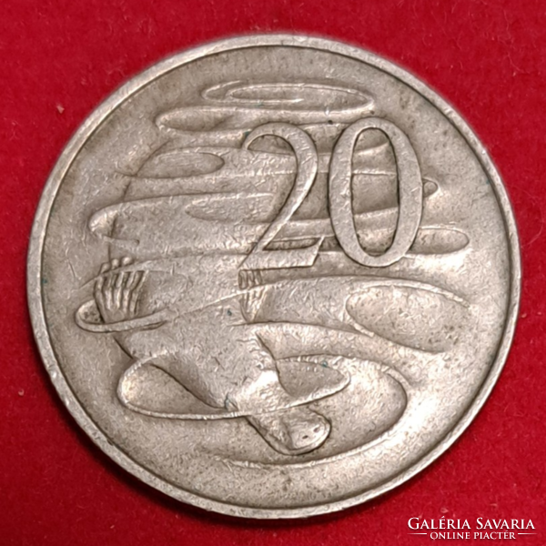 1966. Ausztrália 20 cent kacsacsőrű emlős 490).