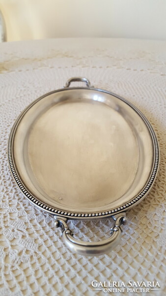 Vintage Ronson silver plated small oval tray