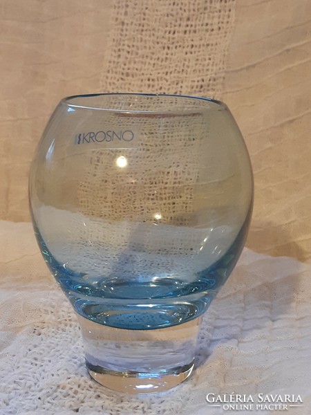 Krosno kézműves üveg pohár 6 db ÚJ !!