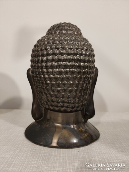 Ceramic Buddha head statue