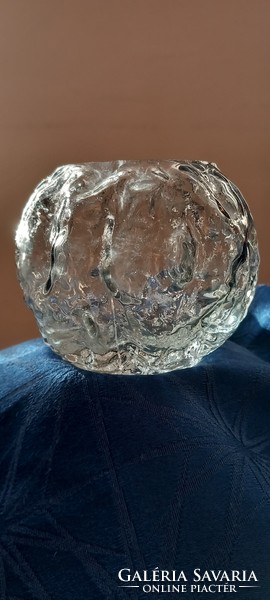 Ingrid Glass Mid Century gömb üvegváza