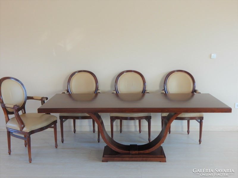 Dining table for 8 people with gondola legs., C - 22