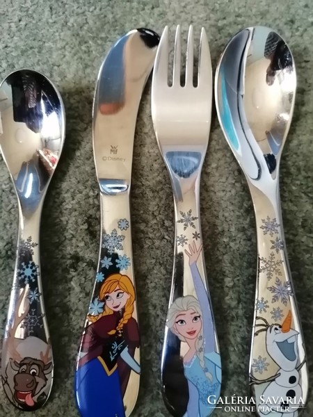 Wmf ice magic walt disney children's plate+cutlery set