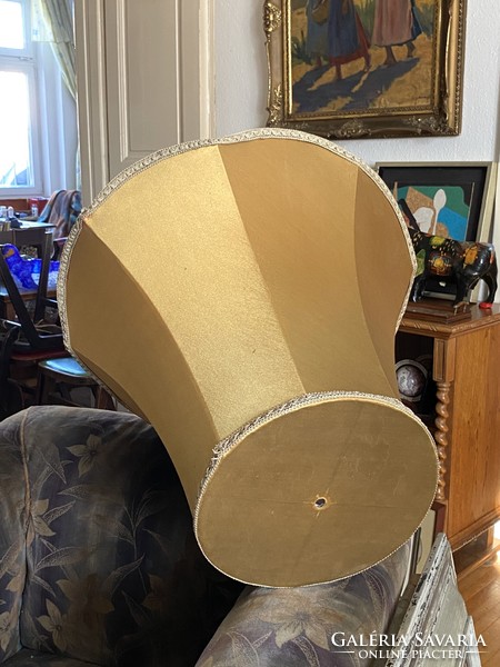 Large golden lamp shade romantic lamp shade 62 x 52 cm