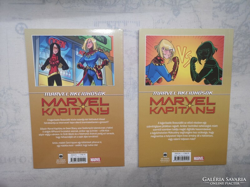 Marvel-Akcióhősök Marvel kapitány 1-4