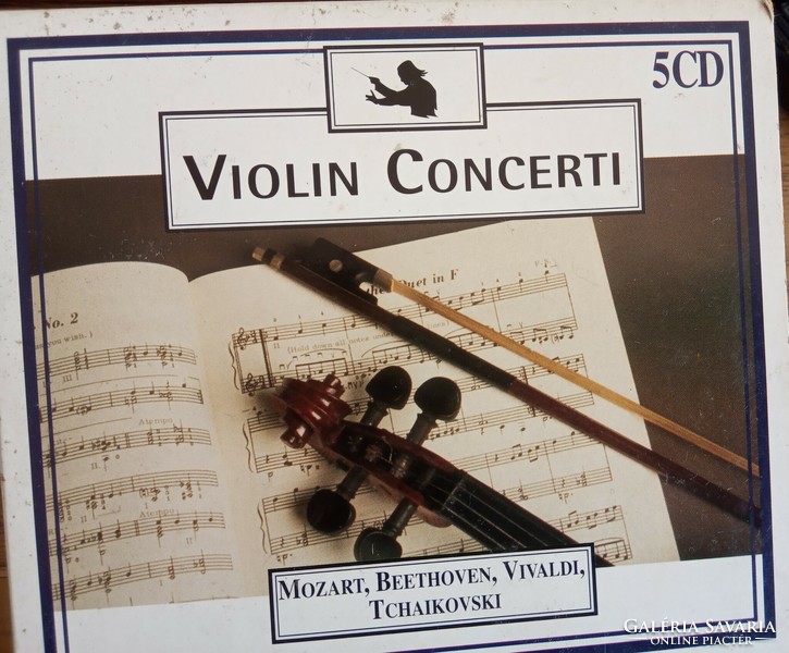 Klasszikus komolyzene 15 CD híres nyitányok hegedűversenyek klarinét művek CD-n