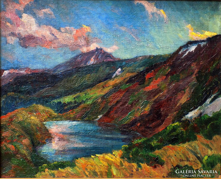 Péter Abrudan: sea eye among the mountains, 1923