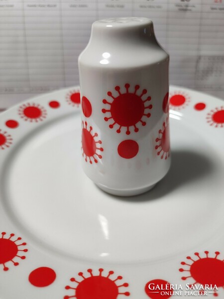 Alföldi porcelain retro centrum varia sunburst salt shaker