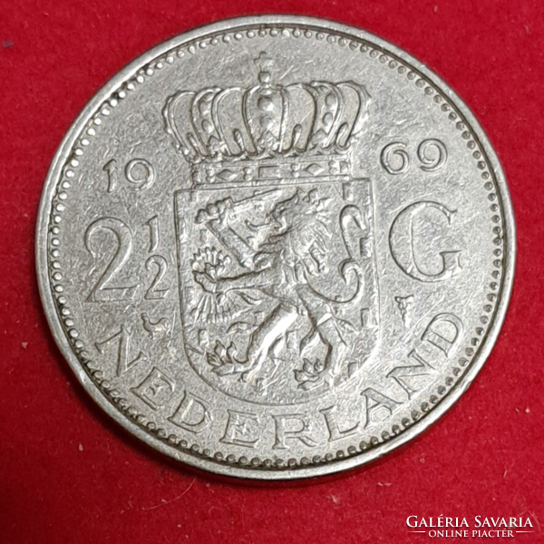 1969. Netherlands 2 cents (469)