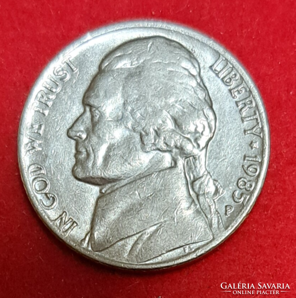 1985. US 5 cents (71)