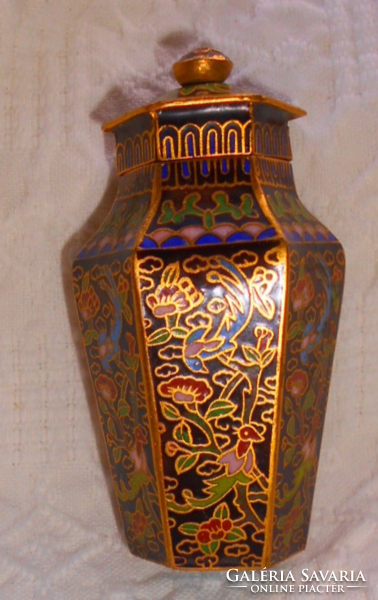 Enamel vase