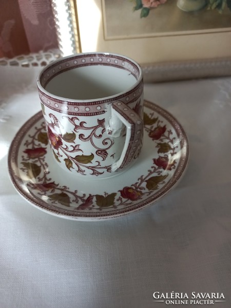 Sarreguemines oriental coffee cup set