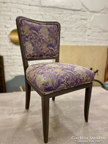 2 db teljeskörűen felújított, kárpitozott art deco szék