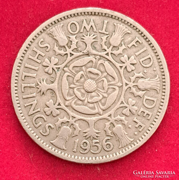 1956. 2 Shilling Anglia (696)