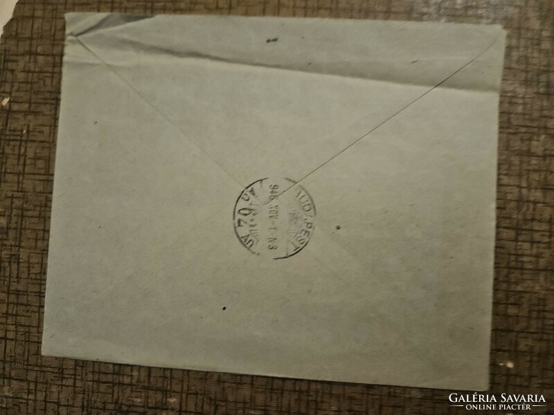 1946 registered letterhead, Budapest