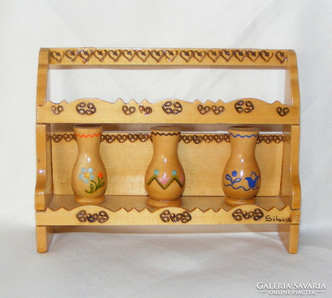 Wooden shelf doll furniture, doll house accessory for toy doll
