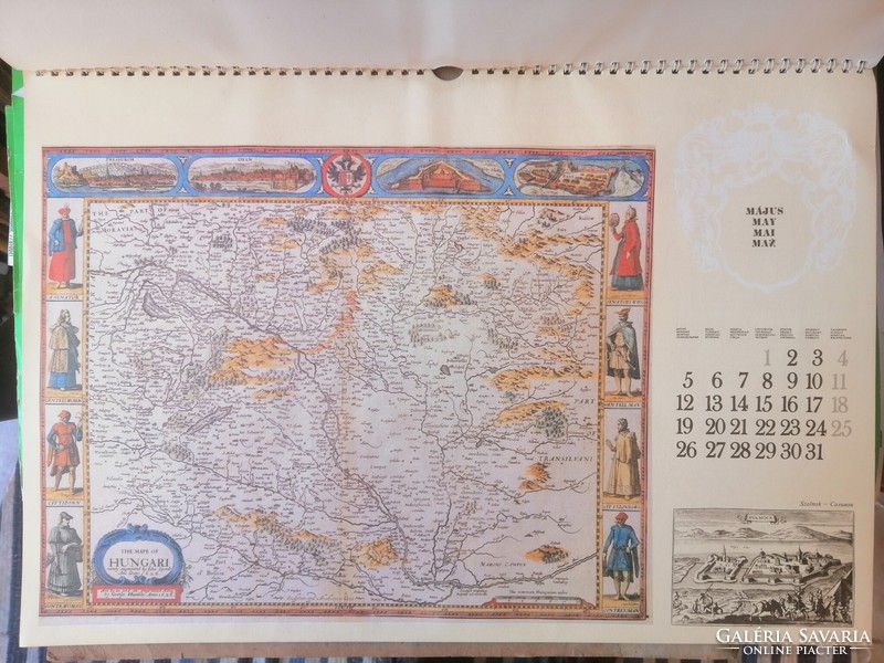 Old Hungarian maps 1528-1730. 13 Pcs. (1985)