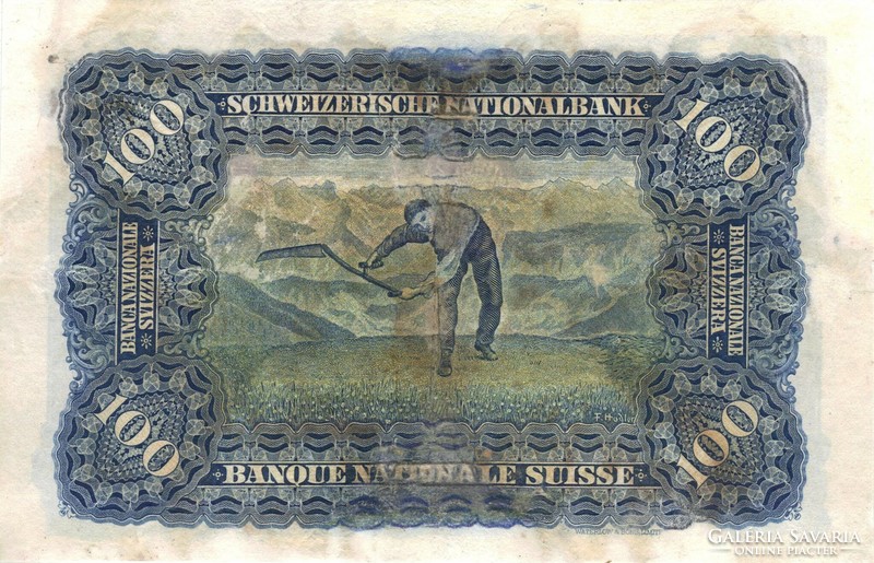 100 Francs 1946 Switzerland